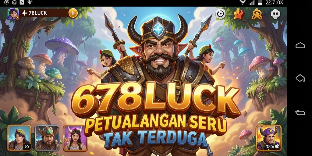 Tangkapan layar utama gameplay 678LUCK menampilkan aksi petualangan yang mendebarkan.