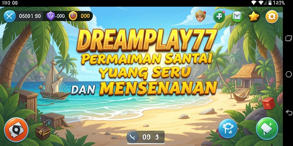 Tampilan gameplay <strong>DREAMPLAY77</strong> dengan level yang menarik dan tantangan seru.