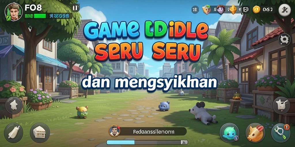 Screenshot menunjukkan gameplay seru dan nyaman dalam FO8.