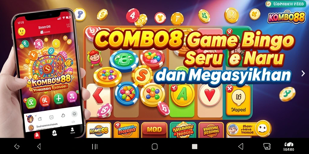 Screenshot KOMBO88 menunjukkan pemain bersenang-senang dalam permainan Bingo.