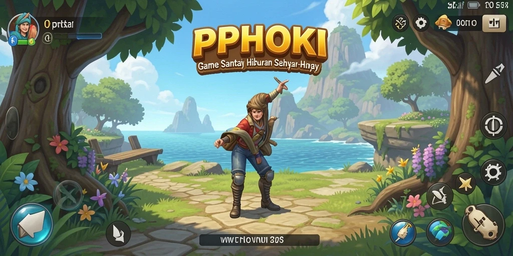 Tampilan gameplay PPHOKI yang menarik dan penuh warna.