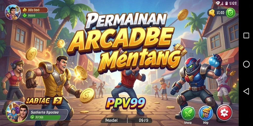 Screenshot gameplay PPV99 menampilkan aksi seru di dalam game Arcade.