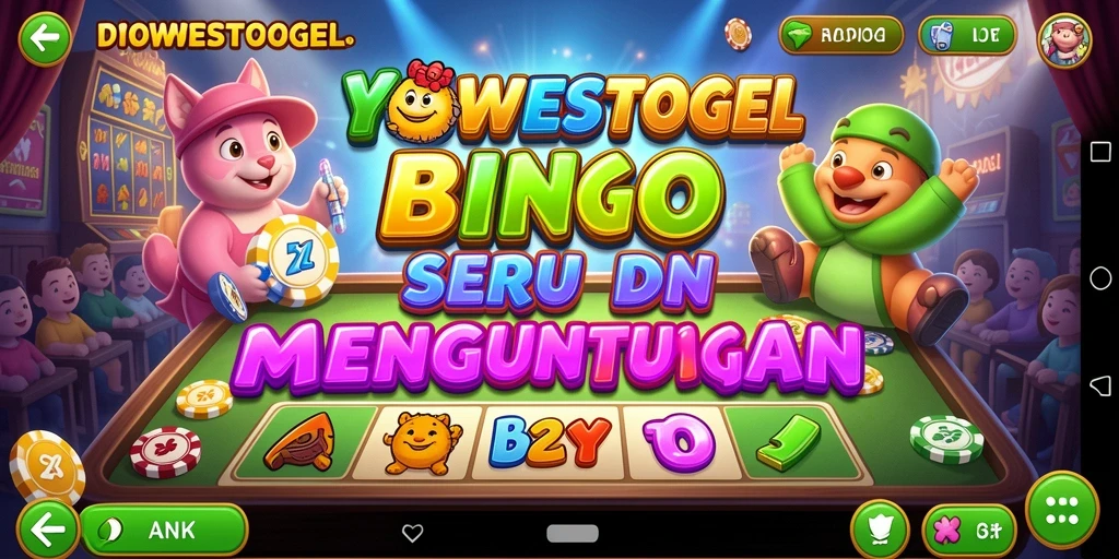 Screenshot YOWESTOGEL menampilkan gameplay Bingo yang seru.